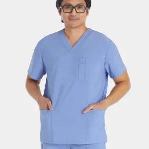 Blouse médicale Dickies EDS Essentiel Homme DKE645 - Bleu ciel