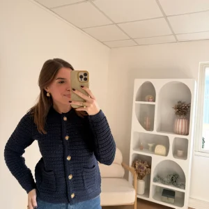 Cardigan à grosses mailles Navy