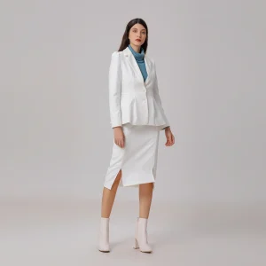 Blazer ajusté et évasé